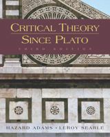 Critical Theory Since Plato 0155161423 Book Cover