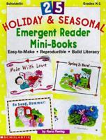 25 Holiday & Seasonal Emergent Reader Mini-Books (Grades K-1) 0590106163 Book Cover