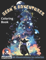 Bean's Adventures: 80 Illustrations to colorize B0C9SNG6GJ Book Cover