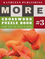 Crossword Puzzle Books: More Crosswords for beginners Large Print for adults & senior 1688014535 Book Cover