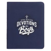One-Min Devotions for Boys Lux-Leather 1432117238 Book Cover