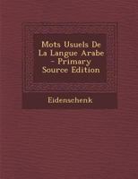 Mots Usuels De La Langue Arabe 1146968191 Book Cover