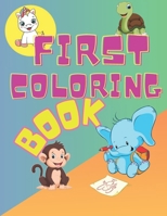 MY FIRST COLORING BOOK...Elmo's adventures in the land of Rainbow (Italian Edition) B0CRGYY9DF Book Cover