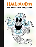 Halloween Coloring Book for Adults: 50 Halloween Illustrations Printed On One Side, Safe For Markers | Fun Craft Activity Gift | Stress Relieving Designs (Spooky House) 1696300886 Book Cover