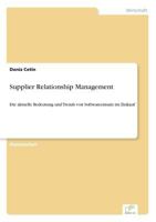 Supplier Relationship Management 3656524017 Book Cover