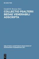 Collectio Psalterii Bedae: Venerabili Adscripta 3598712294 Book Cover