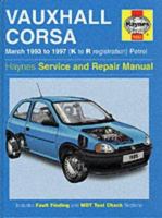 Vauxhall Corsa (93-97) Service and Repair Manual 1859604609 Book Cover