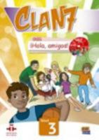 Clan 7 con ?hola, Amigos! Level 3 Libro Del Alumno + CD-ROM 8498486084 Book Cover