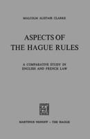 Aspects Of Hague Rules A Comp Study In Eng & French Law 9024718066 Book Cover