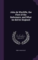 John de Wycliffe 135591356X Book Cover