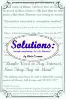 Solutions: Enough complaining. Let's fix America! 0692193758 Book Cover