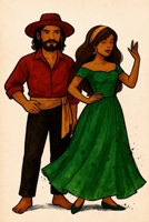 THE SACRED UMBANDA: CIGANOS & CIGANAS: Dancers of the Stars, Keepers of Divination — The Lineage of Wandering Fire and Fate (THE SACRED UMBANDA & CATIMBÓ) B0F9THY5N8 Book Cover