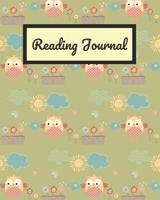 Reading Journal: Cute Owls Reading Log For Book Lovers, Space for 100 books, 8 x 10 inches 1656287242 Book Cover