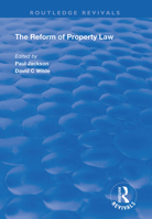 The Reform of Property Law (Routledge Revivals) 1138366382 Book Cover