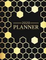 2020 Planner: 2020 Calendar, Daily Weekly Monthly Planner, To-do List, Notebook and more - 8.5 x 11 Planner Luxury Design. 1695420187 Book Cover
