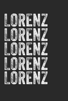Name LORENZ Journal Customized Gift For LORENZ A beautiful personalized: Lined Notebook / Journal Gift, Notebook for LORENZ,120 Pages, 6 x 9 inches , ... Family Notebook,Customized Journal, The Di 1677879912 Book Cover