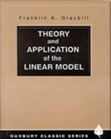 Theory and Application of the Linear Model (Duxbury Classic) 0534380190 Book Cover