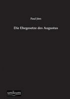 Die Ehegesetze Des Augustus 1017653062 Book Cover