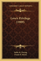 Love's Privilege 1166614492 Book Cover