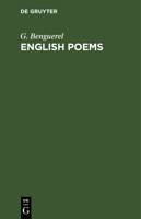 English Poems: Selected from the Best Authors 3112335031 Book Cover