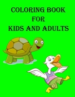 Coloring Book For Adults And Kids: Creative Art Activities on High-Quality Extra-Thick Perforated Paper Paperback 1692377000 Book Cover