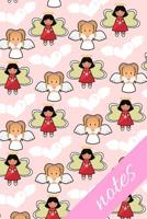 Notes: Cute Angels Journal / Notebook For Girls Lined Pages 1072900211 Book Cover