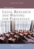 Legal Research And Writing for Paralegals 1454831324 Book Cover