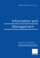 Information and Management (in Englischer Sprache) (Europe's economic future) 3409122648 Book Cover