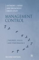 Management Control: Theories, Issues and Performance 1403935351 Book Cover