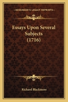 Essay Upon Wit 1511694068 Book Cover