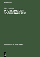 Probleme Der Soziolinguistik 3484250178 Book Cover