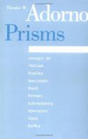 Prisms (Studies in Contemporary German Social Thought) 026201064X Book Cover