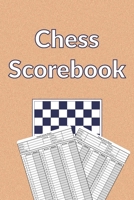 Chess Scorebook: 100 Chess Score Sheets | 90 moves per sheet | Chess Record Book | Chess Improvement Book | Gift for Chess Players 1651465401 Book Cover