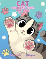 Cat Coloring Book for Kids Ages 4-8: Cute and Adorable Cartoon Cats and Kittens 1990136702 Book Cover