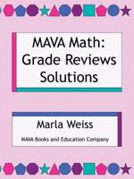 Mava Math: Grade Reviews Solutions 1434375854 Book Cover