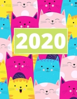 2020 Planner Cats: Beautiful Planner with Weekly Spreads, Ample Writing Space, and Extra Lined Pages to Record Notes and Reminders [From Jan 1, 2020 to Dec 31, 2020] 1679141406 Book Cover