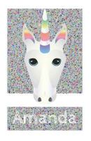 Amanda's Unicorn Notebook 1796816965 Book Cover