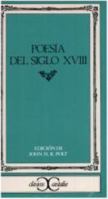 Poesia del Siglo XVIII 8470392166 Book Cover