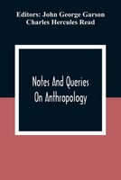 Notes And Queries; On Anthropology 9354308945 Book Cover