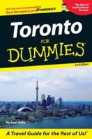 Toronto for Dummies 047083398X Book Cover