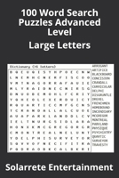 100 Word Search Puzzles Advanced Level: Large Letters B08KH3K1VC Book Cover