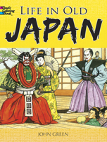 Life in Old Japan Coloring Book 0486277437 Book Cover