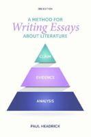 A Method for Writing Essays about Literature 0176508600 Book Cover