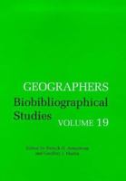 Geographers Biobibliographical Studies (Geographers) 0720123771 Book Cover