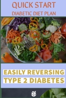 Diabetic: QUICK START DIABETIC DIET PLAN: Diabetic Cookbook and Meal Plan, Easily Reversing Diabetes, Method to Reverse Insulin Resistance Permanently in Type 1, Type 1.5, Type 2, Prediabetes. B0875Z5VZR Book Cover