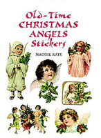 Old-Time Christmas Angels Stickers 0486297268 Book Cover