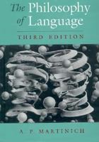 The Philosophy of Language 019506254X Book Cover