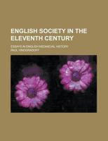 English Society in the Eleventh Century Essays in English Mediaeval History 9353805864 Book Cover