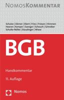 Burgerliches Gesetzbuch: Handkommentar 3848784076 Book Cover