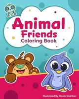 Animal Friends Coloring Book B0BLFYRCJY Book Cover